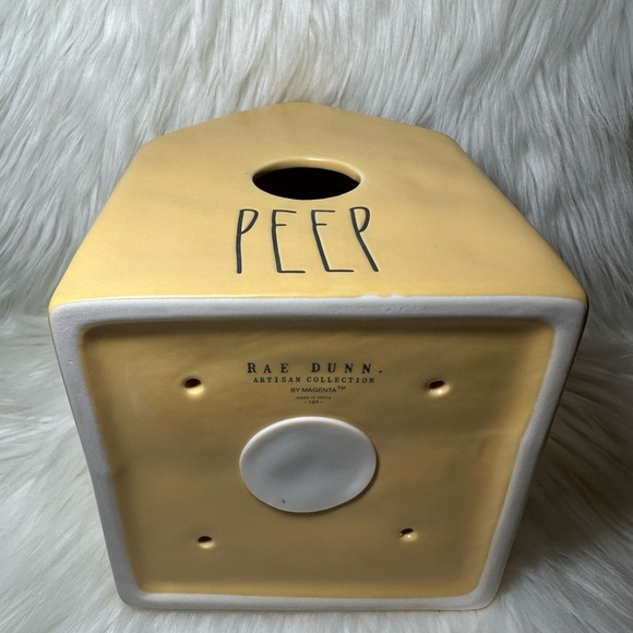 Rae Dunn Yellow Peep Birdhouse - Picture 4 of 4